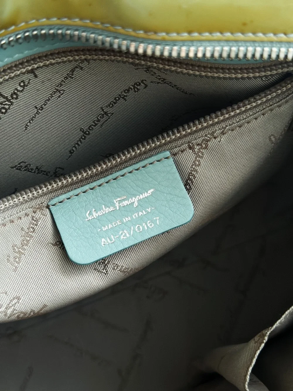 Salvatore Ferragamo Leather Top Handle Bag